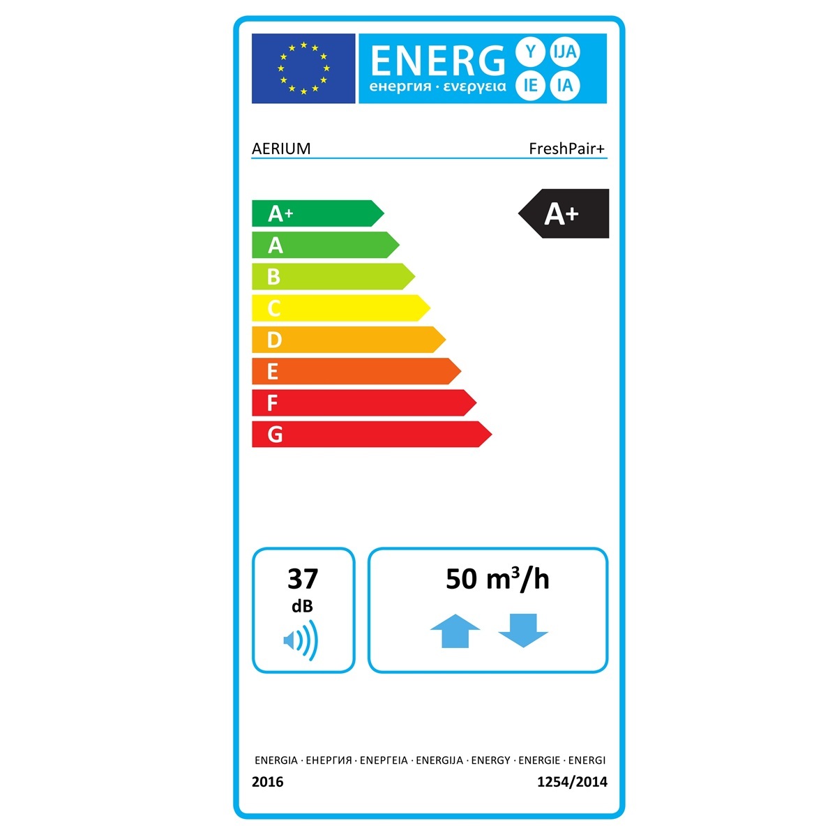 Rekuperacja decentralna AERIUM FreshPair+ C60P z czujnikiem CO2
