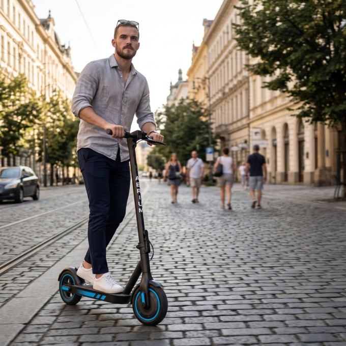 Hulajnoga elektryczna AERIUM MaxRide T500 niebieska