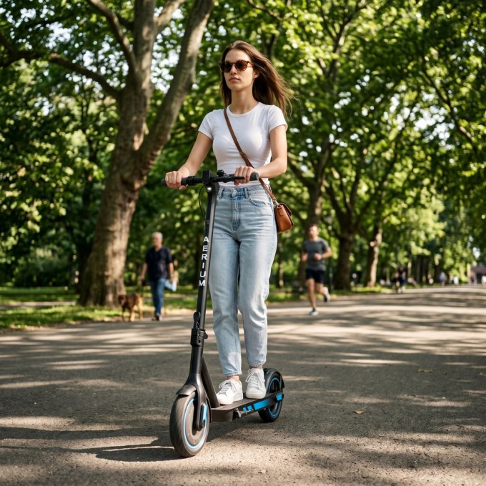 Hulajnoga elektryczna AERIUM MaxRide T500 niebieska