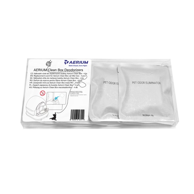 AERIUM Clean Box Deodorizers - wymienne zapachy - 4 szt.