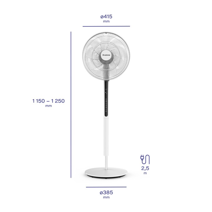 Stojący wentylator kolumnowy AERIUM SilentFlow R320