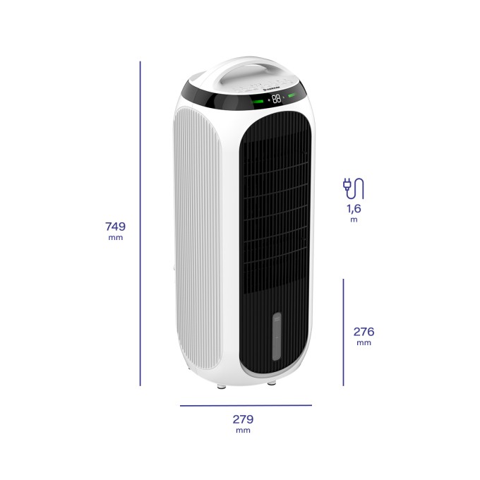 Klimatyzator, oczyszczacz powietrza, nawilżacz i wentylator AERIUM TotalCare 4in1 H13WIFI