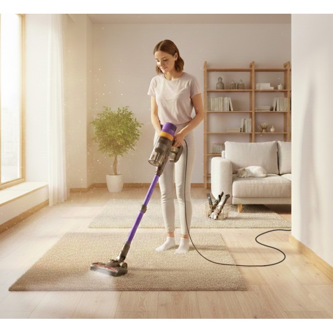 Odkurzacz pionowy bezworkowy zasilany przewodem AERIUM TurboClean AC500